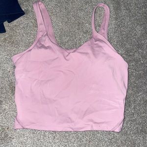 Workout tank top built-in bra